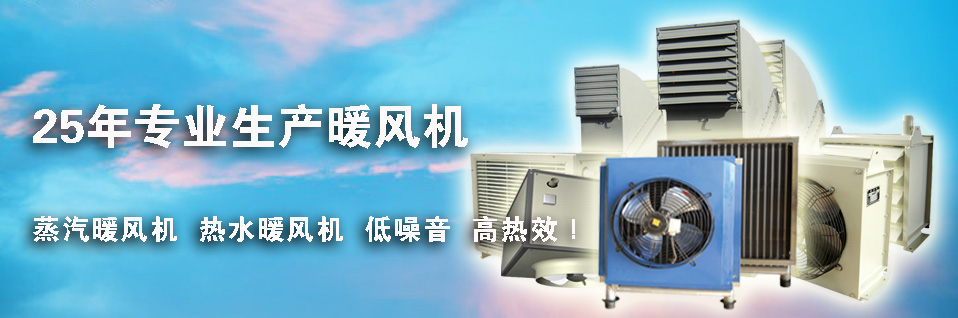 专业生产蒸汽热水暖风机